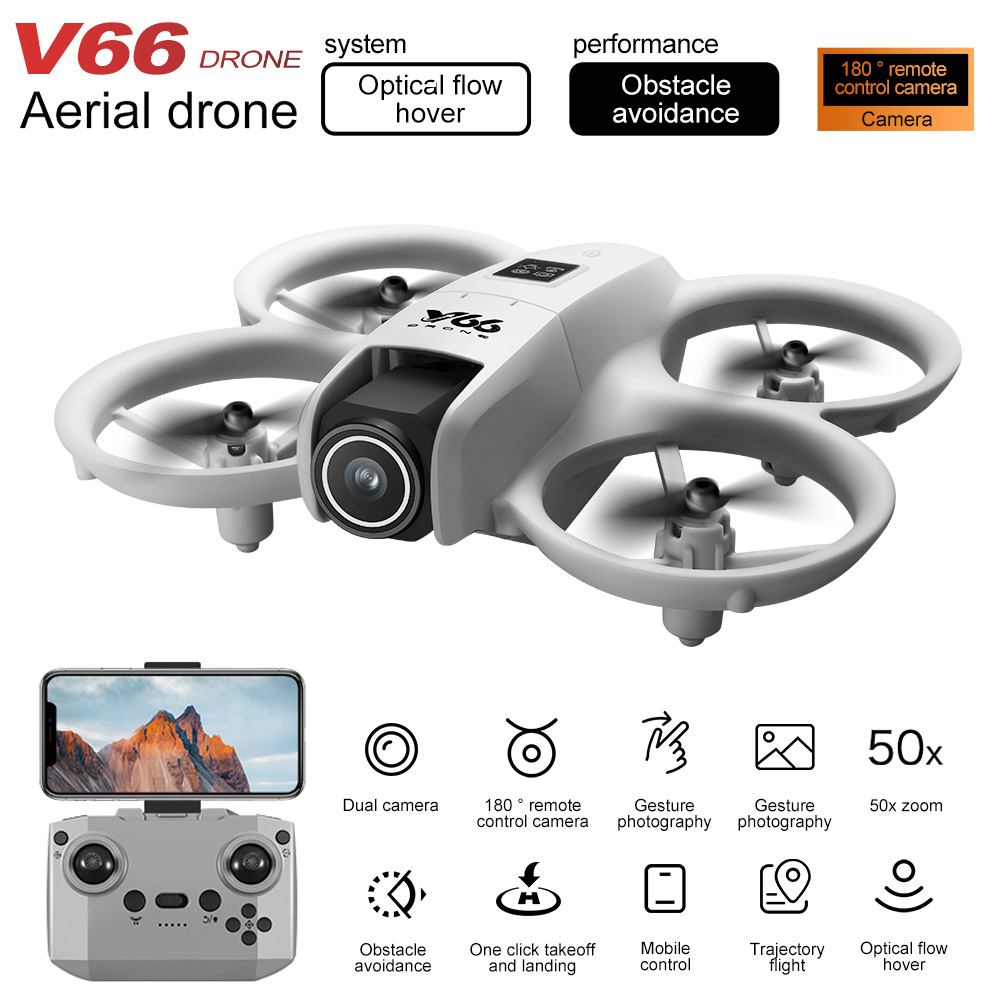 New V66 Mini Drone HD Camera 4 - Fpv Drone Charger のレビューと価格