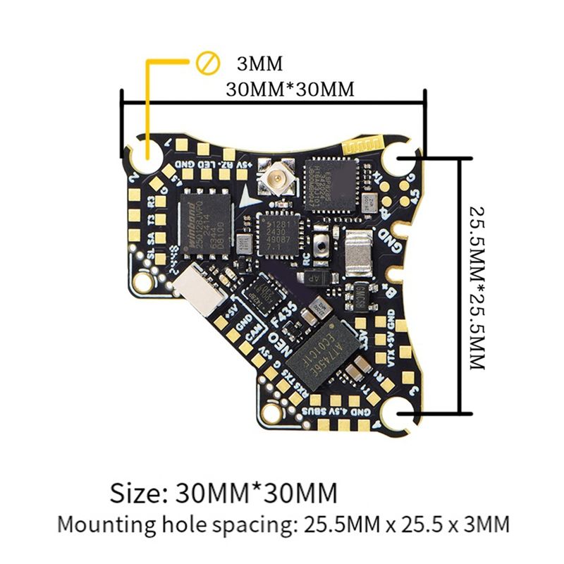 FBIL-F435 NEO 1S AIO Flight Co - Fpv Drone Flight Controller のレビューと価格