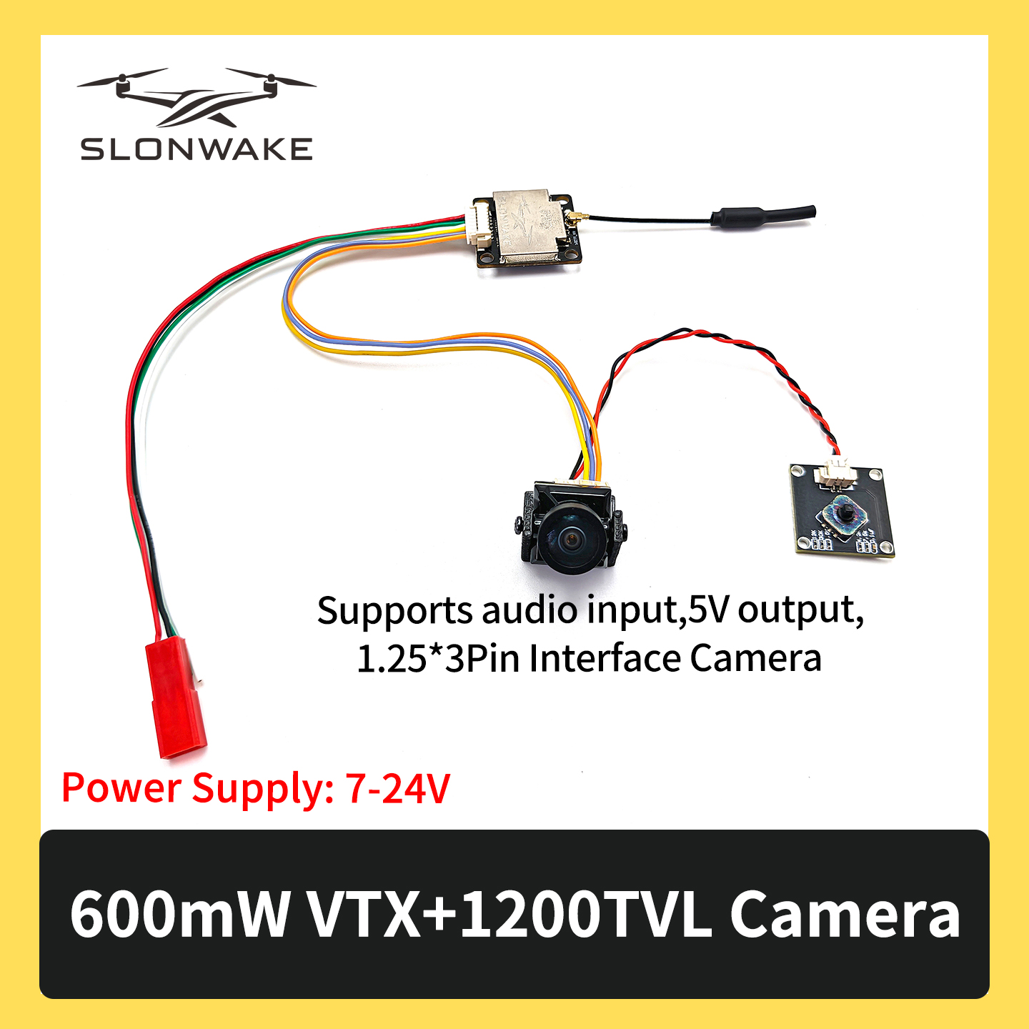 SLONWAKE 5.8G 600mW 7-24V FPV  - Fpv Drone Vtx のレビューと価格