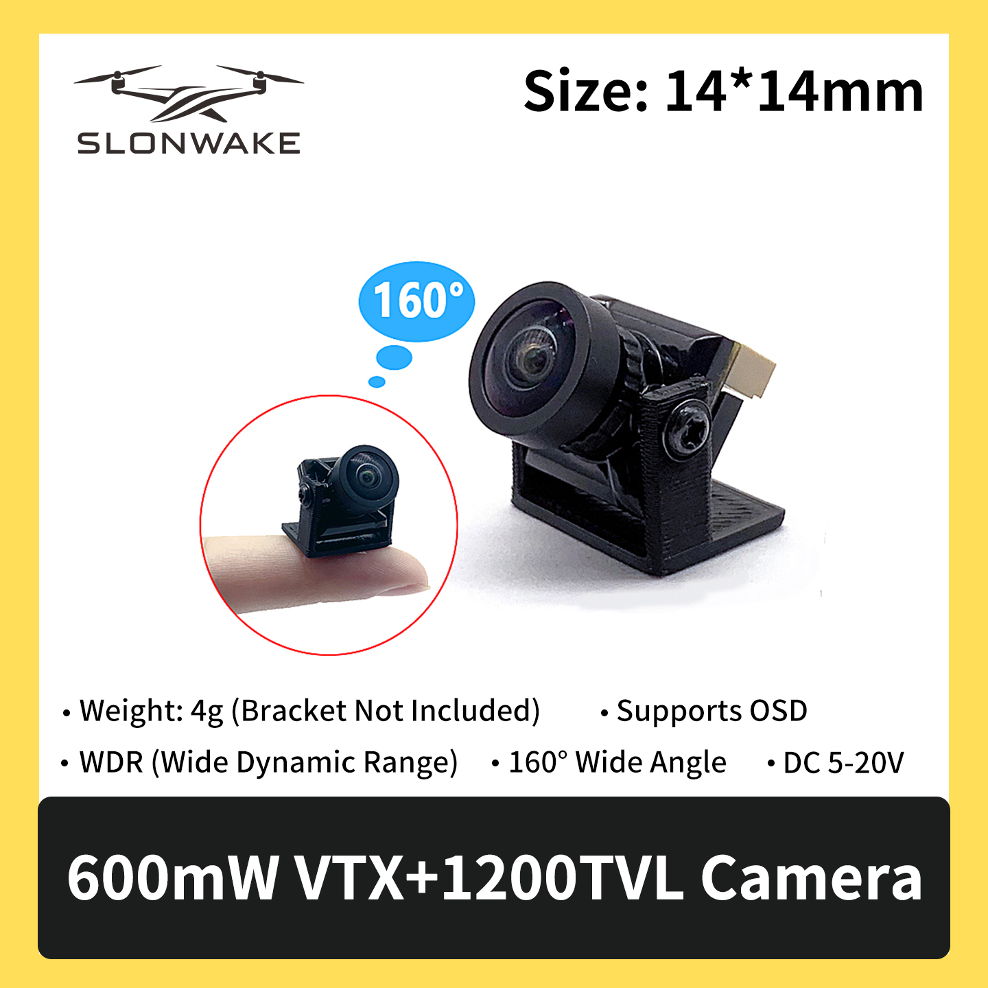 SLONWAKE 5.8G 600mW 7-24V FPV  - Fpv Drone Vtx のレビューと価格