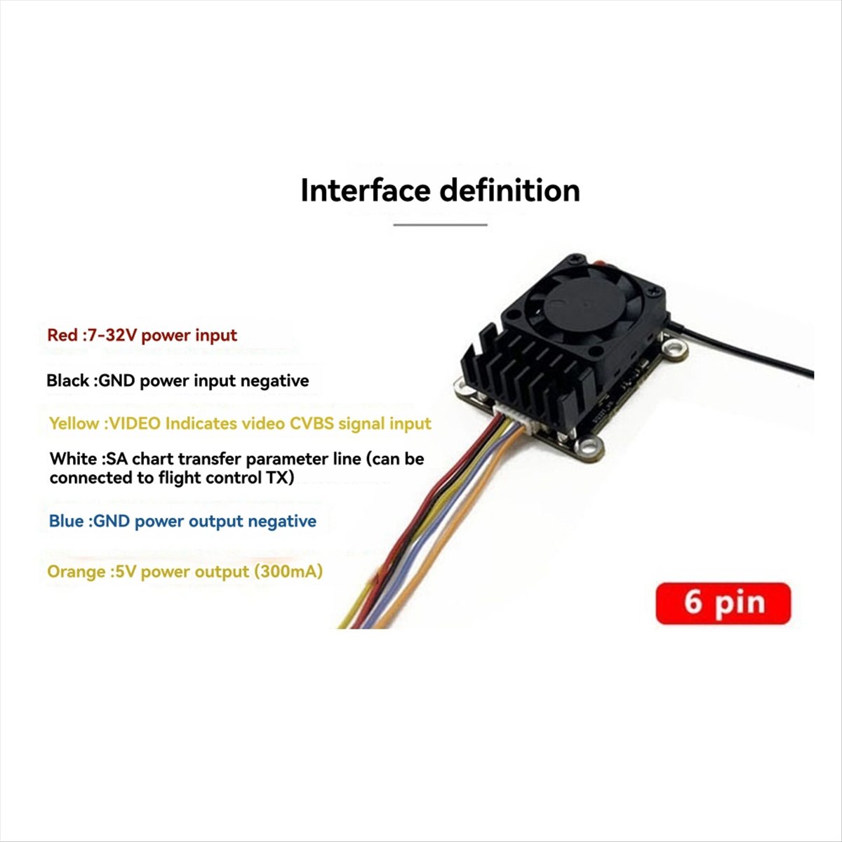 5.8G 2W VTX 2000mW FPV Video T - Fpv Drone Vtx のレビューと価格