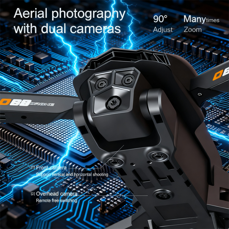 Lenovo D88 Drone 8K Aerial HD  - Fpv Drone Charger のレビューと価格