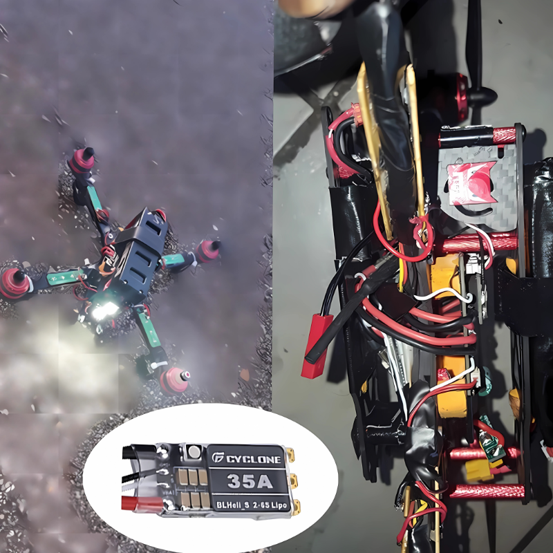Cyclone 35A BLHeli_S ESC - Hig - Fpv Drone Quadcopter のレビューと価格