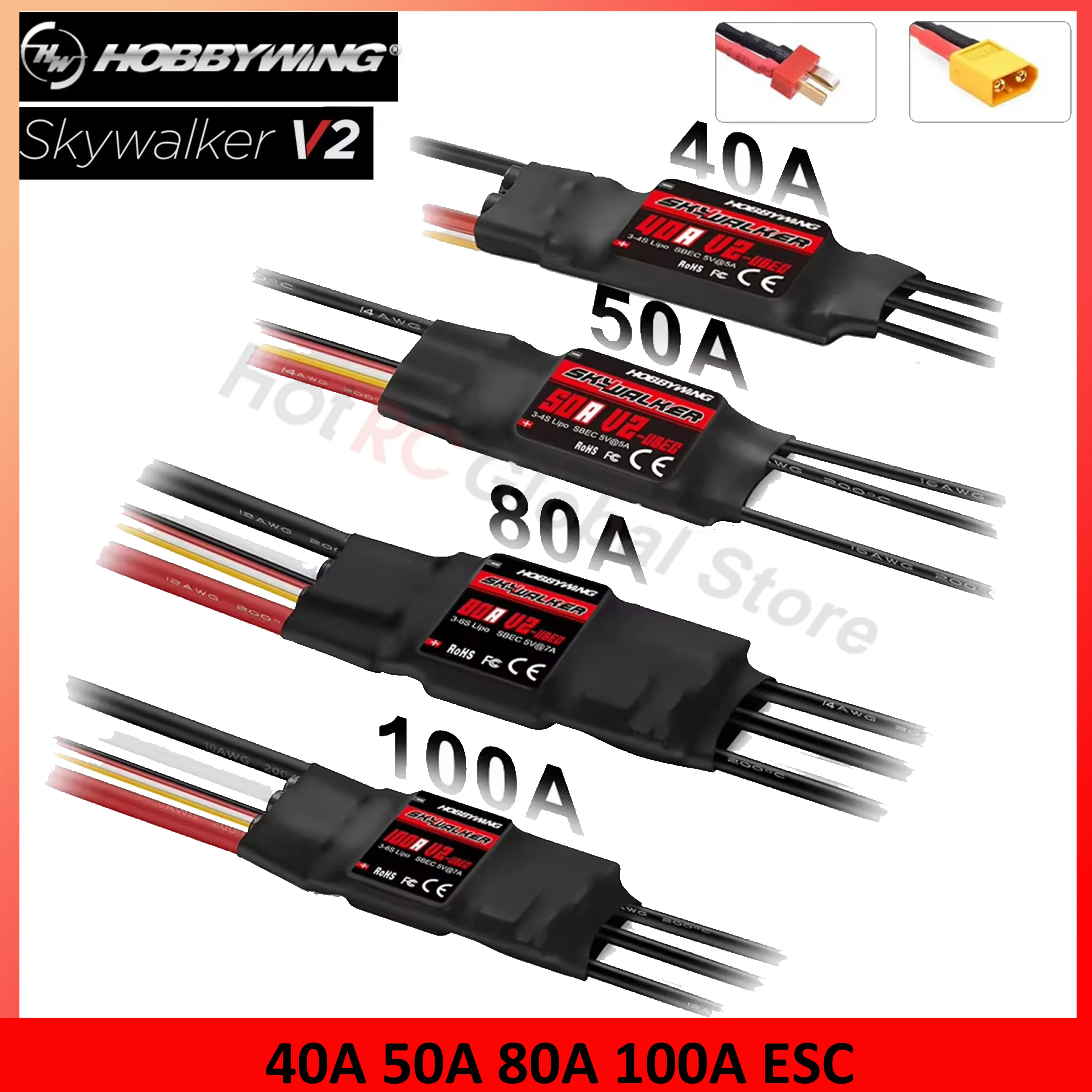 HOBBYWING Skywalker V2 Series  - Fpv Drone Esc のレビューと価格