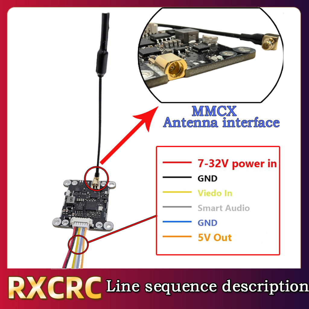 RXCRC 5.8G Module 48CH 1.6W VT - Fpv Drone Vtx のレビューと価格