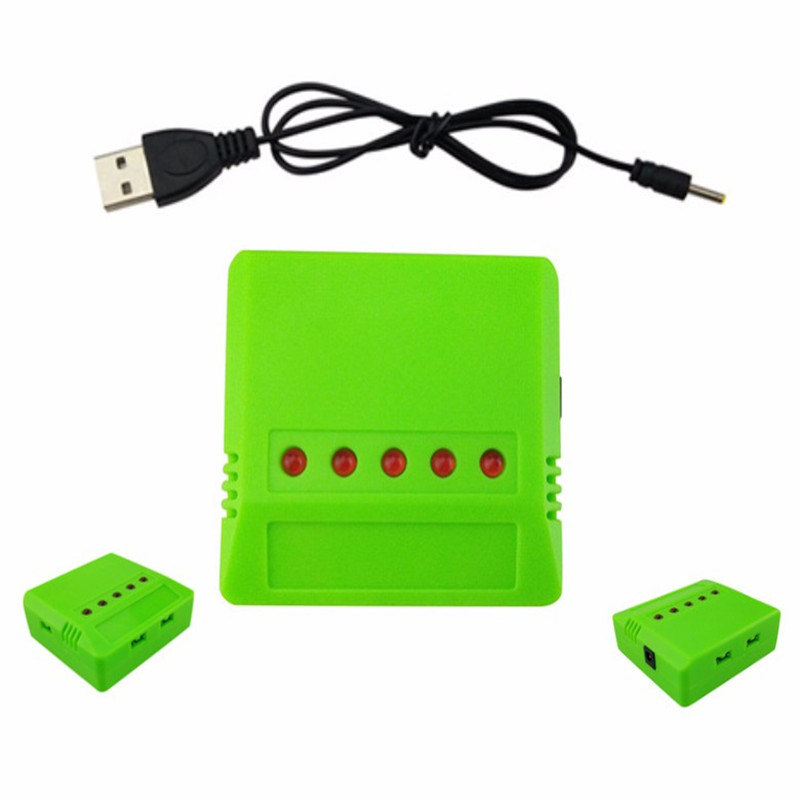 5PCS Cables And 1X 5 In 1 USB  - Fpv Drone Charger のレビューと価格