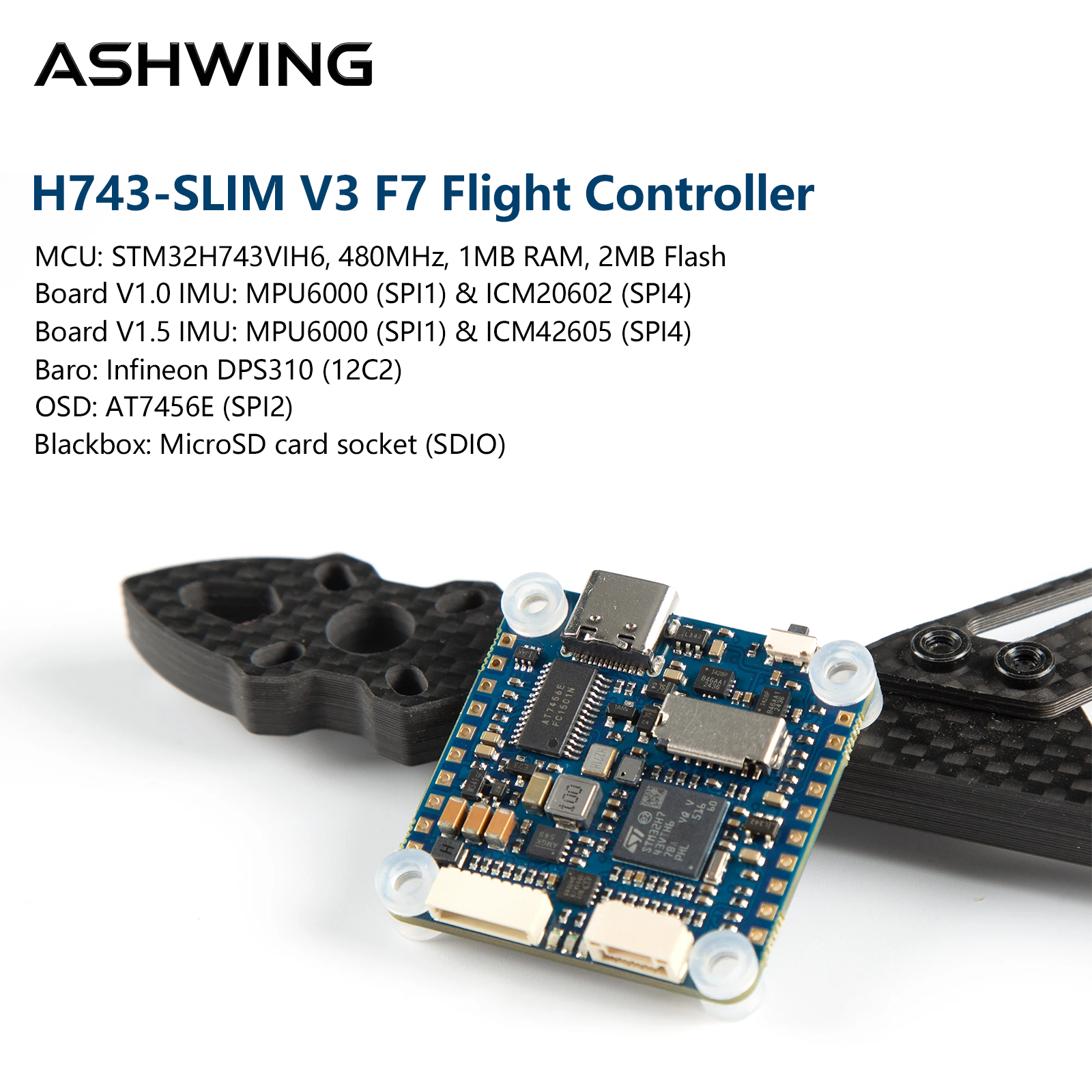 H743-SLIM V3 Flight Controller - Fpv Drone Flight Controller のレビューと価格