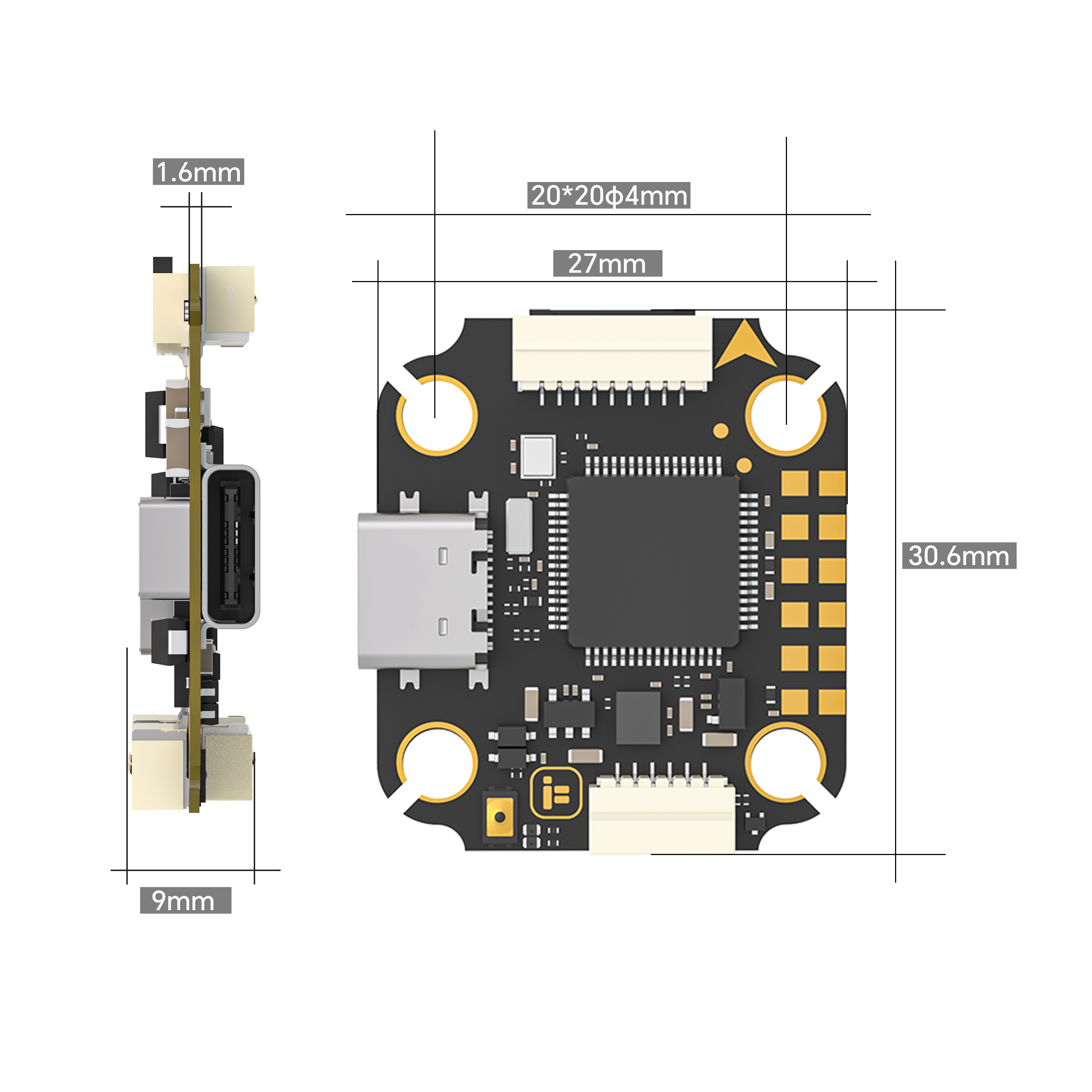 iFlight Borg F7 Mini Stack Fli - Fpv Drone Flight Controller のレビューと価格
